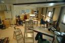 The lab before...