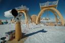 Corona telescope on its new foot