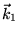 $\vec k_1$