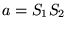 $a=S_1S_2$