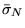 $\bar \sigma_N$