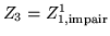 $Z_3=Z_{1,\mbox{\scriptsize impair}}^1$