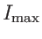 $ I_{\mbox{\scriptsize max}}$