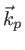 $\vec k_p$