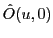 $ \hat O(u,0)$