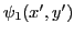 $ \psi_1(x',y')$