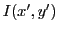 $ I(x',y')$