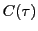 $ C(\tau)$