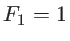 $F_1=1$