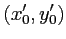 $ (x'_0,y'_0)$