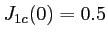 $ J_{1c}(0)=0.5$