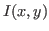 $ I(x,y)$