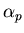 $\alpha_p$