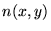 $n(x,y)$