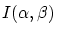 $I(\alpha,\beta)$
