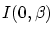 $I(0,\beta)$
