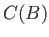 $C(B)$