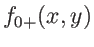 $f_{0+}(x,y)$