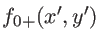 $f_{0+}(x',y')$