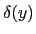 $ \delta(y)$