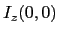 $ I_z(0,0)$