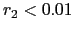 $ r_2<0.01$