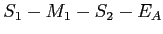 $ S_1-M_1-S_2-E_A$