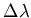 $\Delta\lambda$
