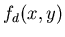 $f_d(x,y)$