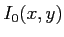 $I_0(x,y)$
