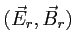 $ (\vec E_r,\vec B_r)$
