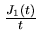 $J_{1c}(t)=\frac{J_1(t)}{t}$