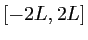 $ [-2 L, 2 L]$