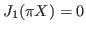 $ J_1(\pi X)=0$